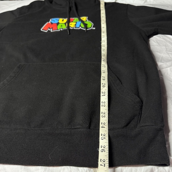 Medium Super Mario Graphic Pullover Long Seeve Sweatshirt Hoodie - Picture 9 of 10